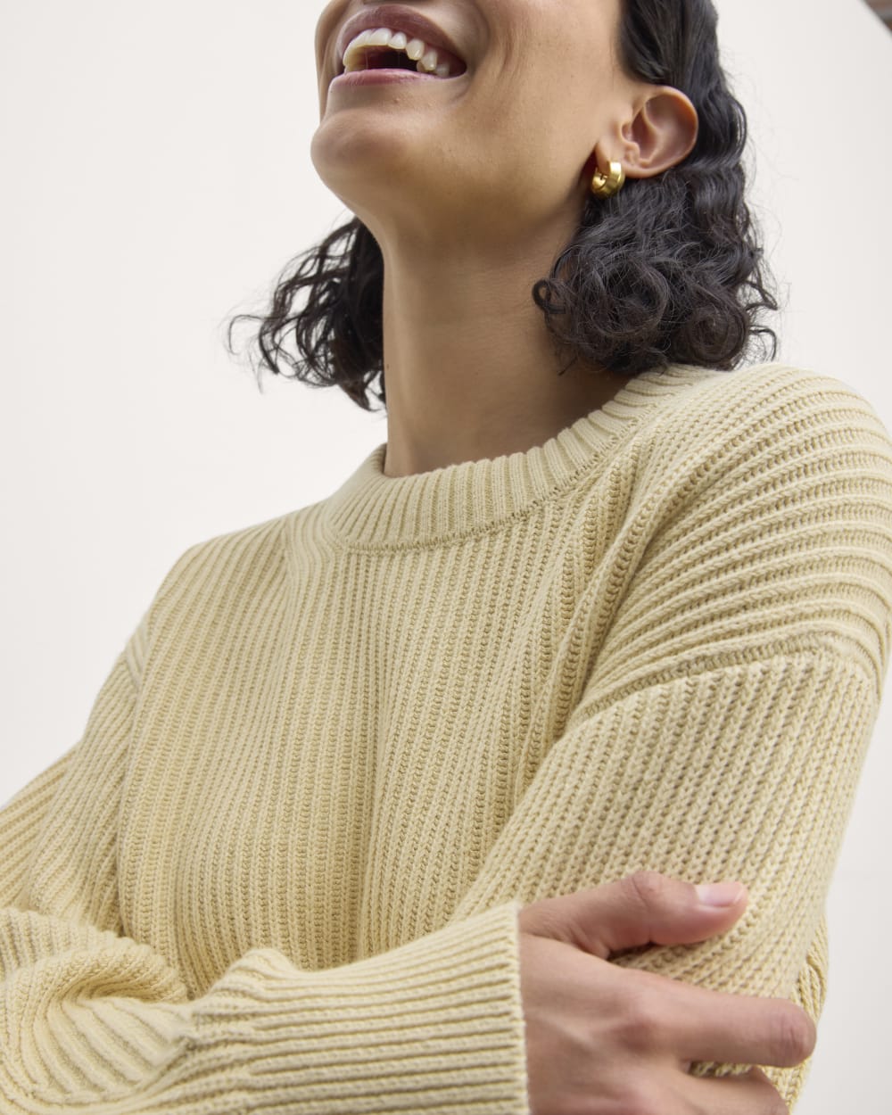 The Cocoon Crew in Everyday Cotton in Parsnip — detail view