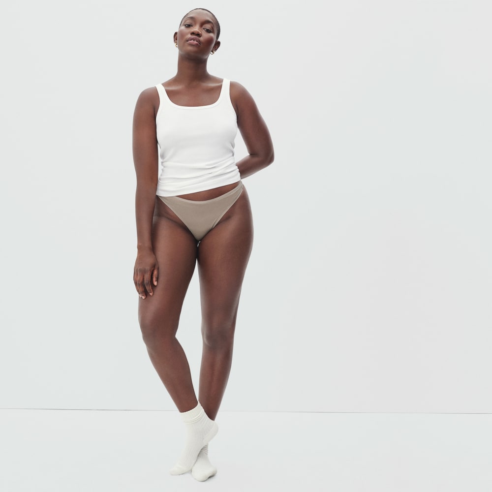 The Cotton Thong in Burnt Sugar — detail view
