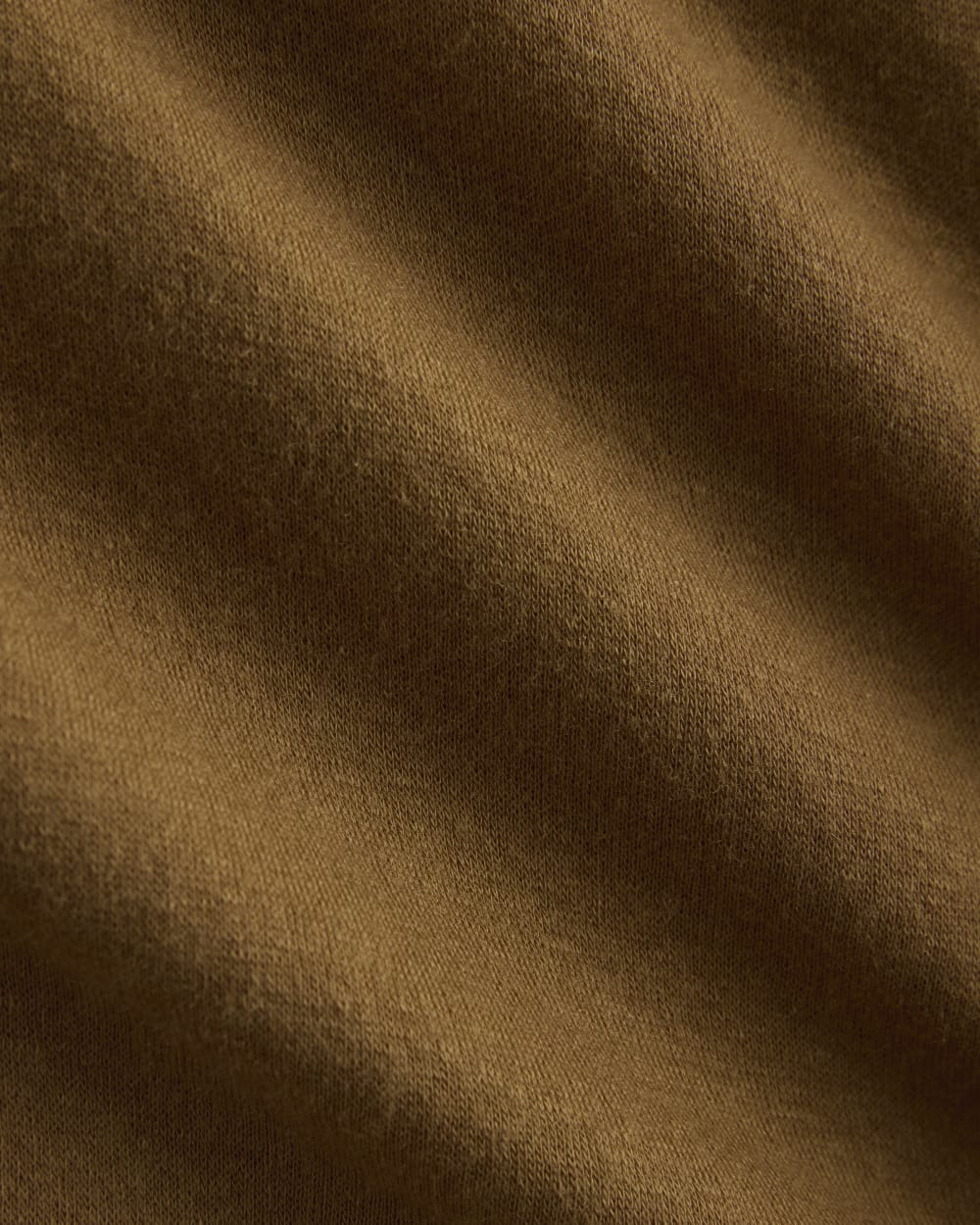 Sheer V-Neck Cardigan in Butterluxe in Toffee — detail view