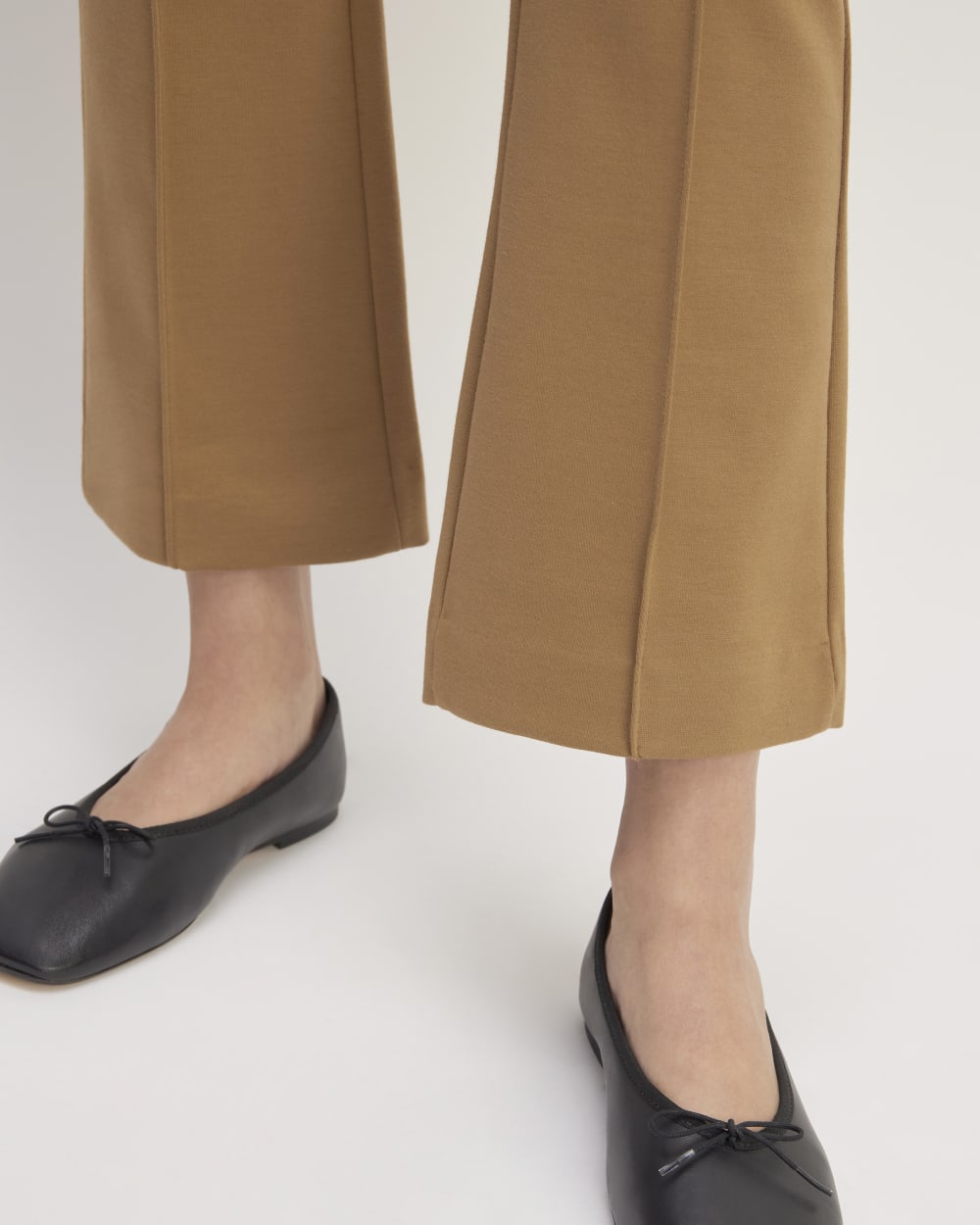 The Dream Kick Flare Pant in Toasted Coconut — detail view