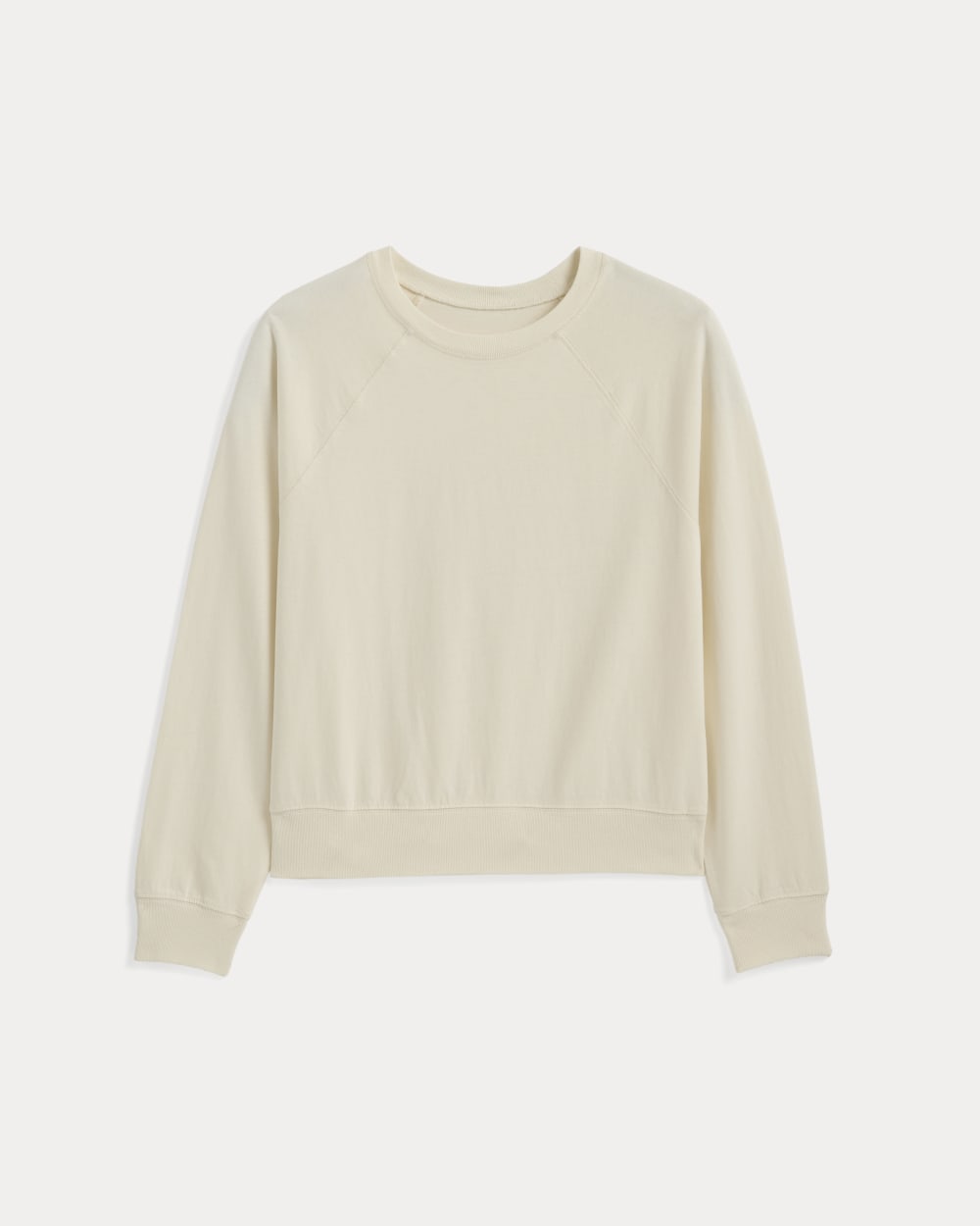 The Off-Duty Long-Sleeve Tee in Bone — alternate view