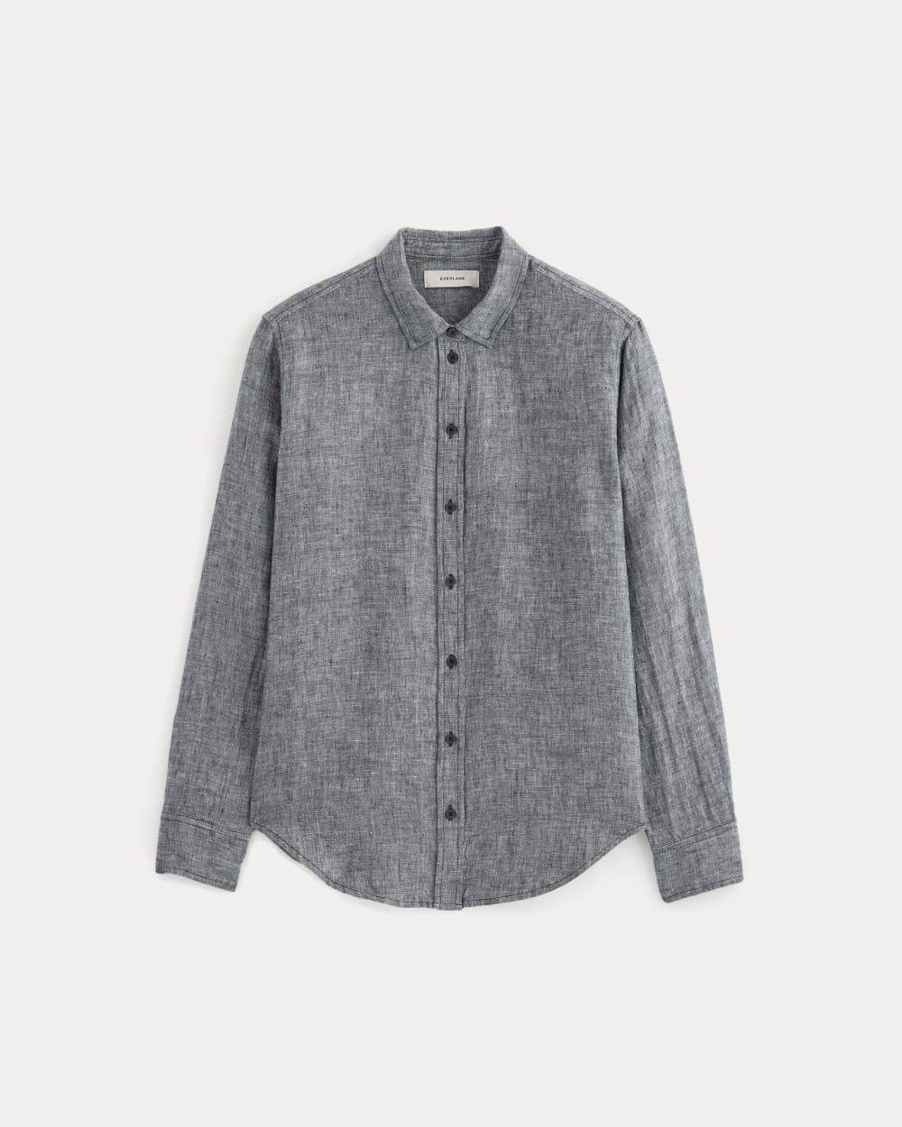 The Must-Have Shirt in Linen in Navy Chambray — alternate view