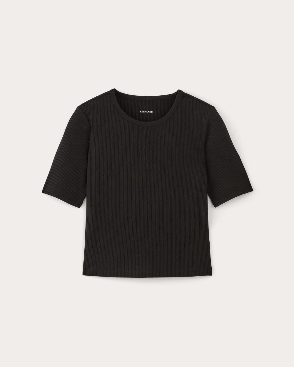 The Shimmy Tee in Black — alternate view