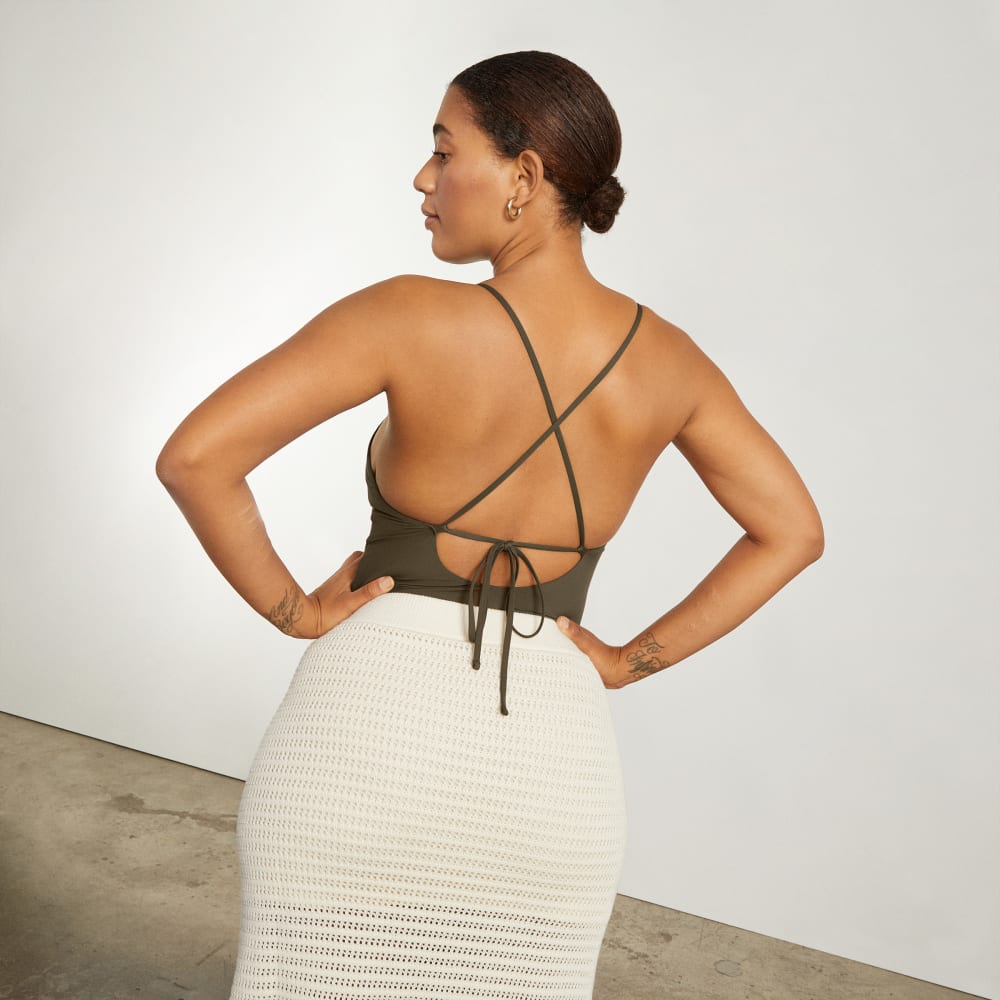 The String One-Piece in Beech — detail view