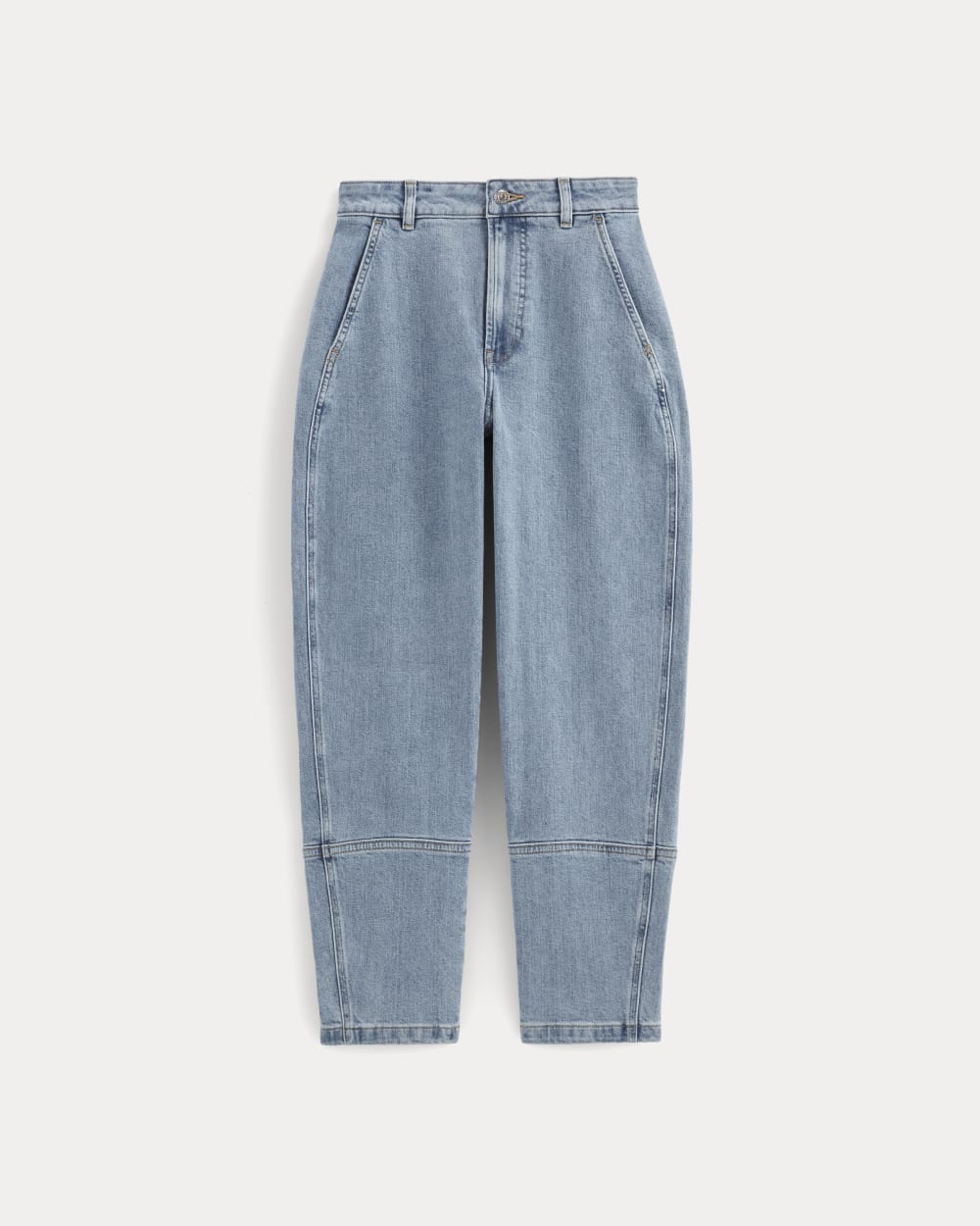 The Utility Barrel Pant in Light Indigo — alternate view