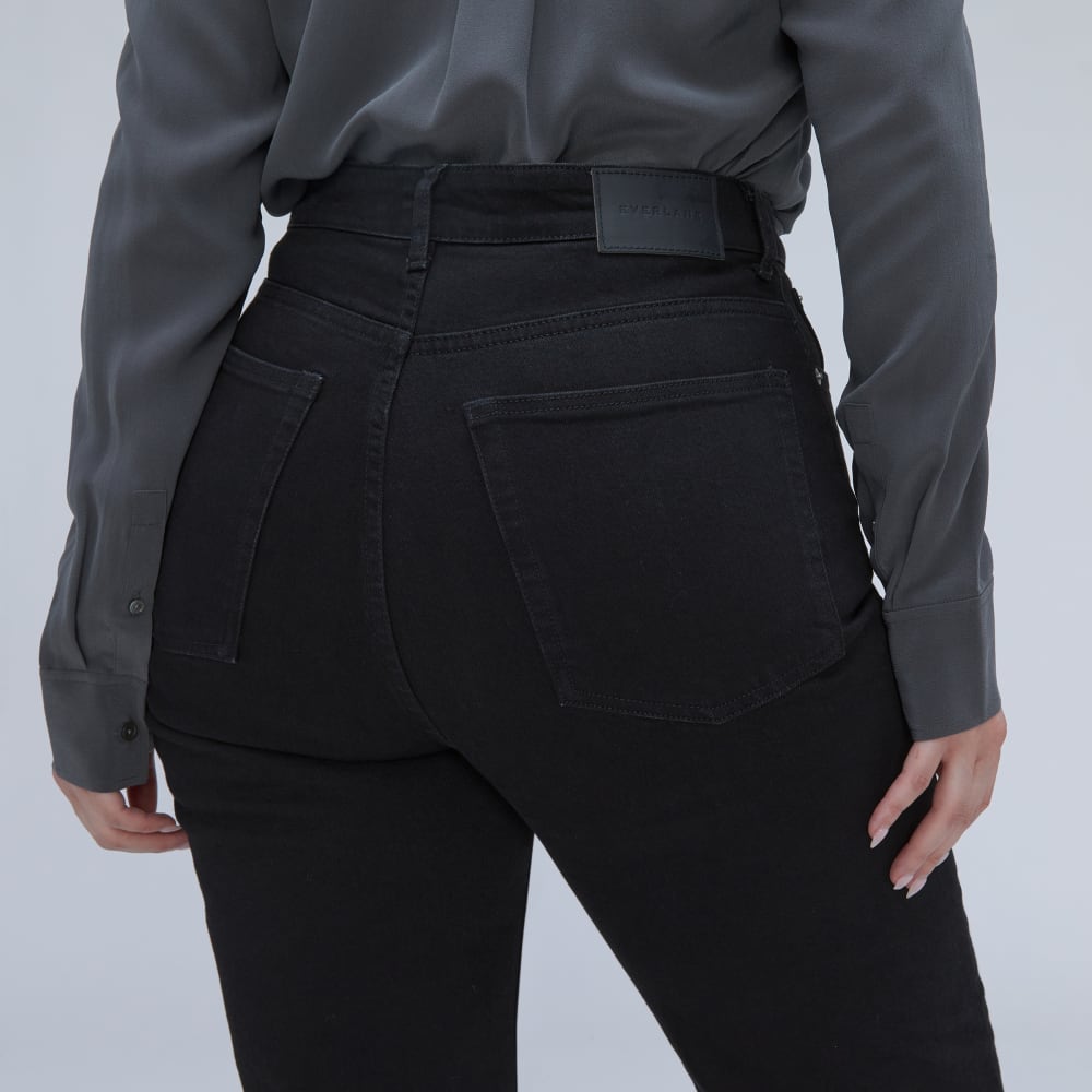 The Way-High® Hourglass Jean in Coal — detail view