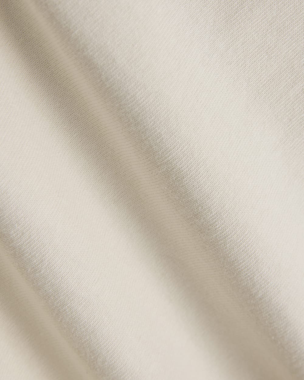 The Off-Duty Barrel Pant in Bone — detail view
