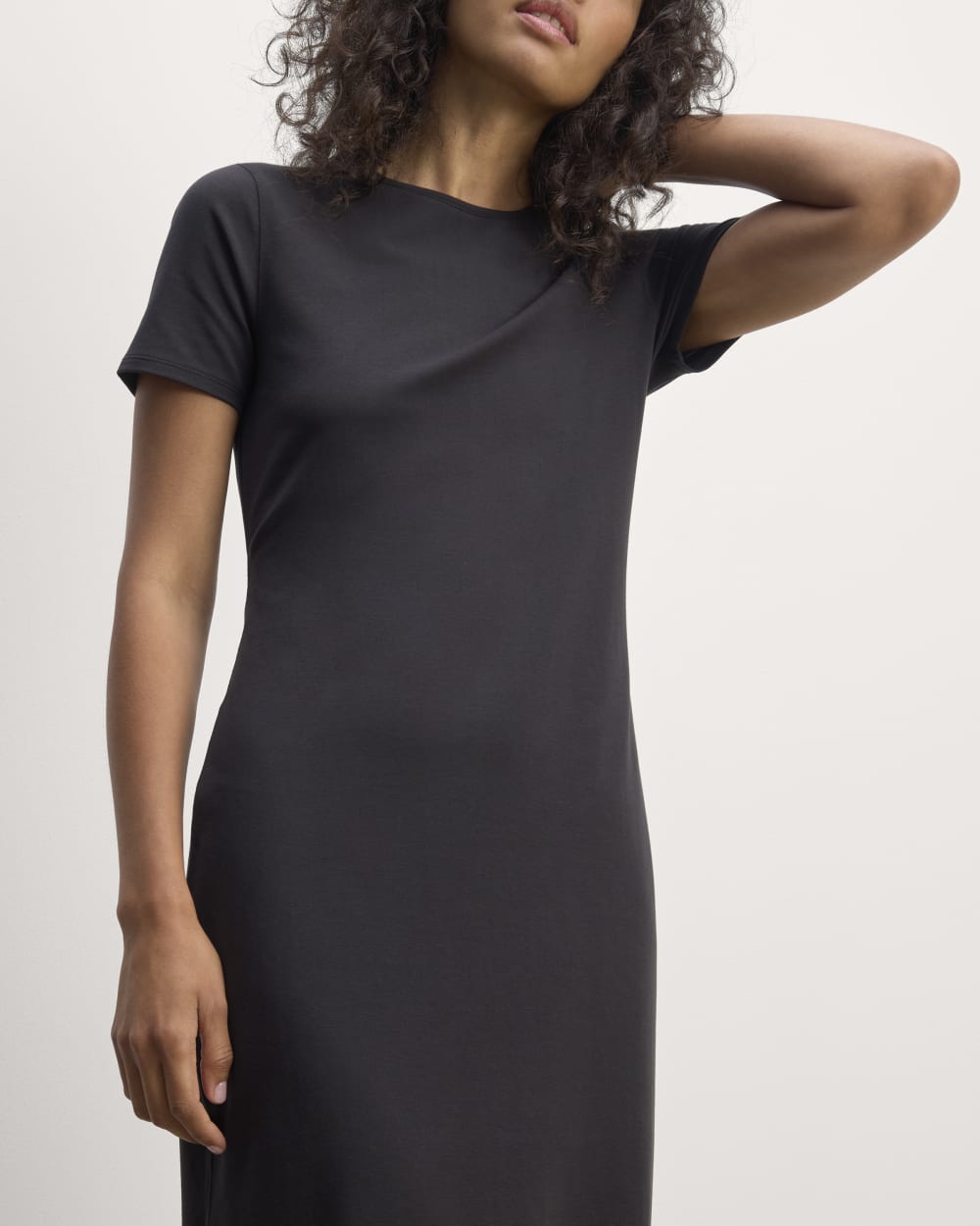 The Form Dress in Black — detail view