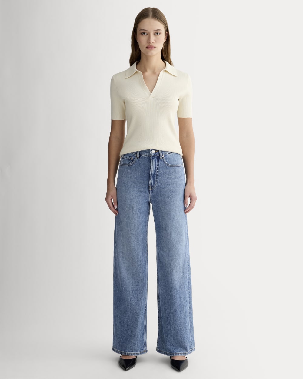 The Way-High® Sailor Jean in Vintage Blue — front view