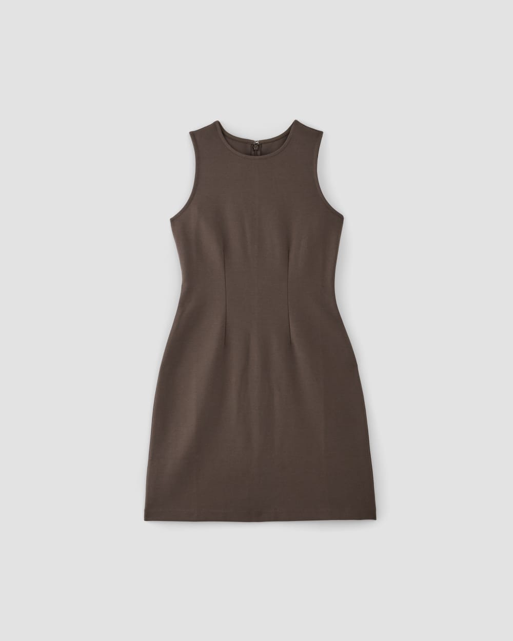 The Dream '90s Shift Dress in Earth Brown — alternate view