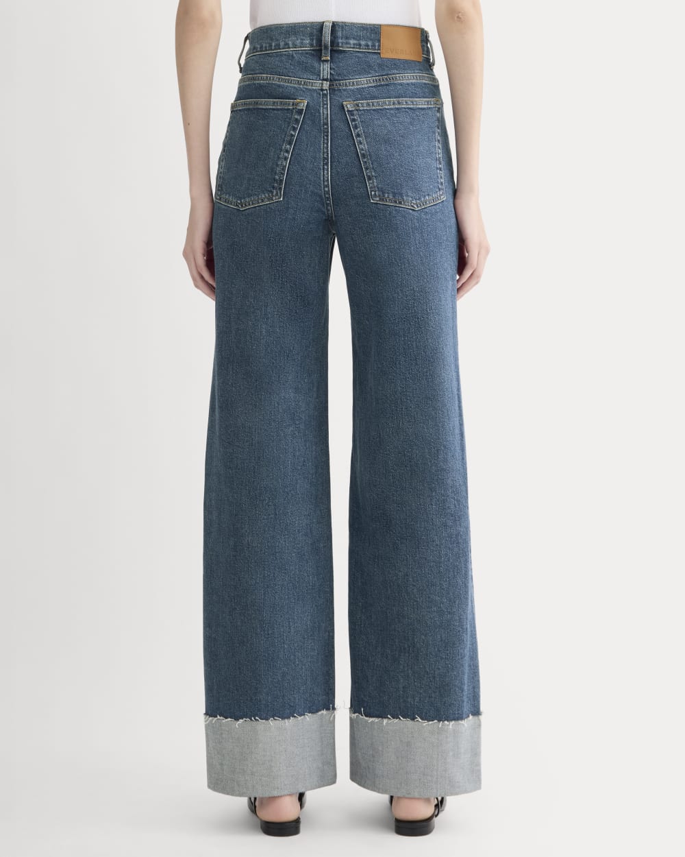 The Way-High® Sailor Jean 2.0 in Mid Indigo — detail view