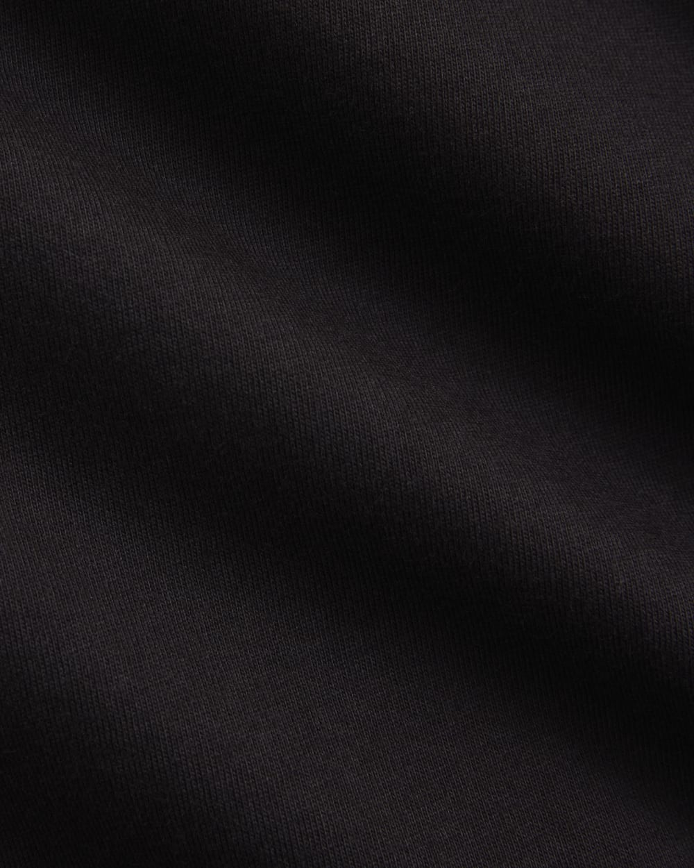 Forever Jersey Cropped Tee in Black — detail view