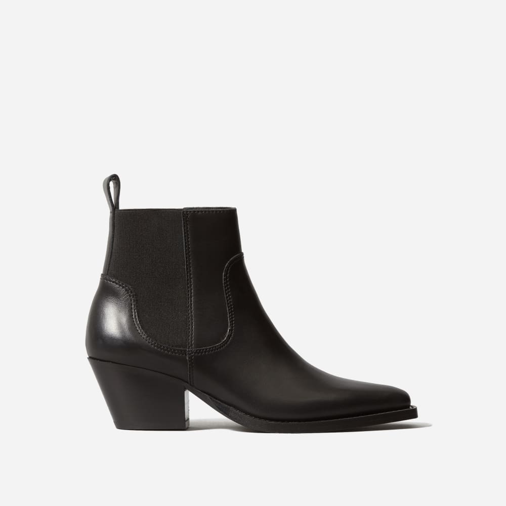 The Western Boot in Black — alternate view