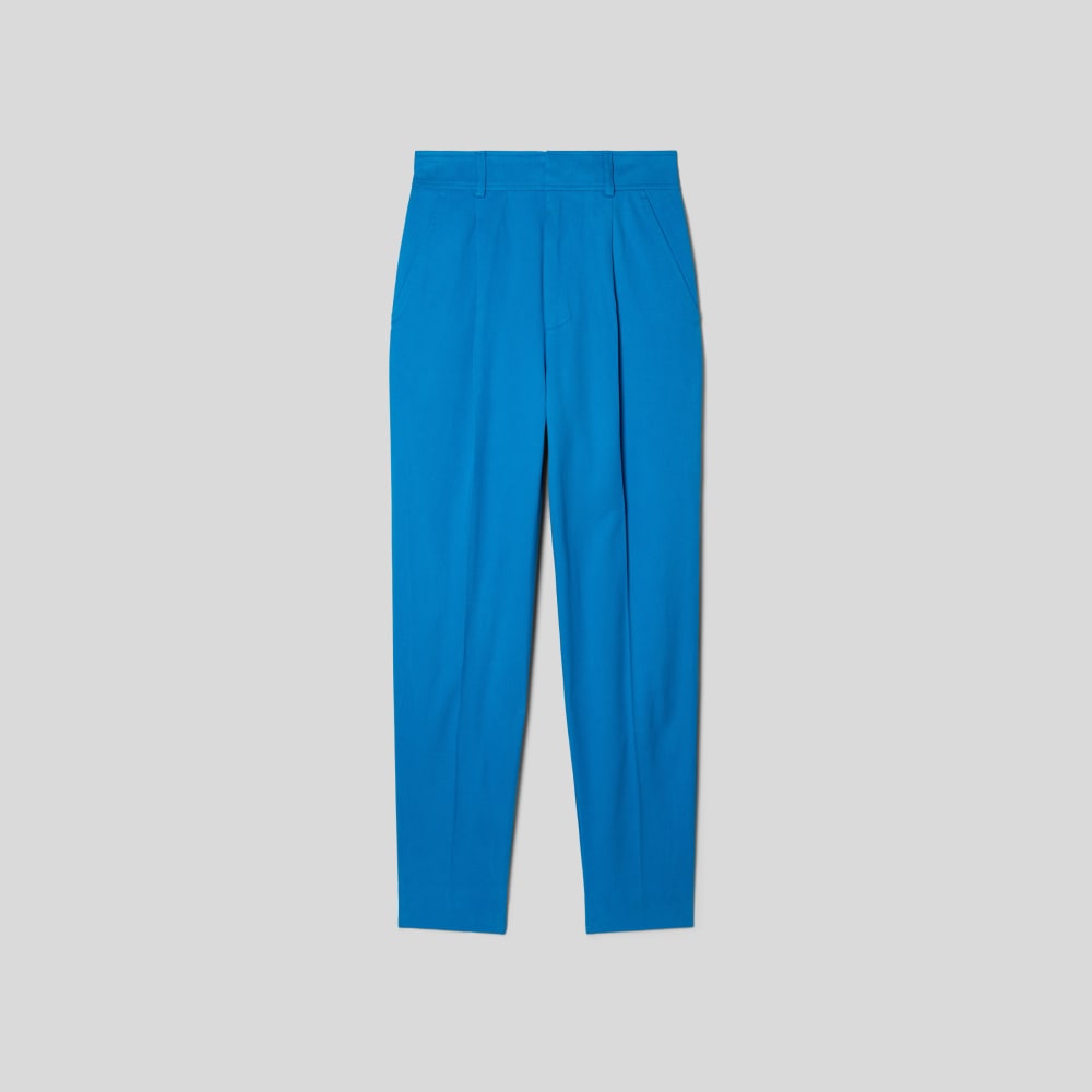 The Draper Tapered Pant in Buttersmooth in Brilliant Blue — alternate view