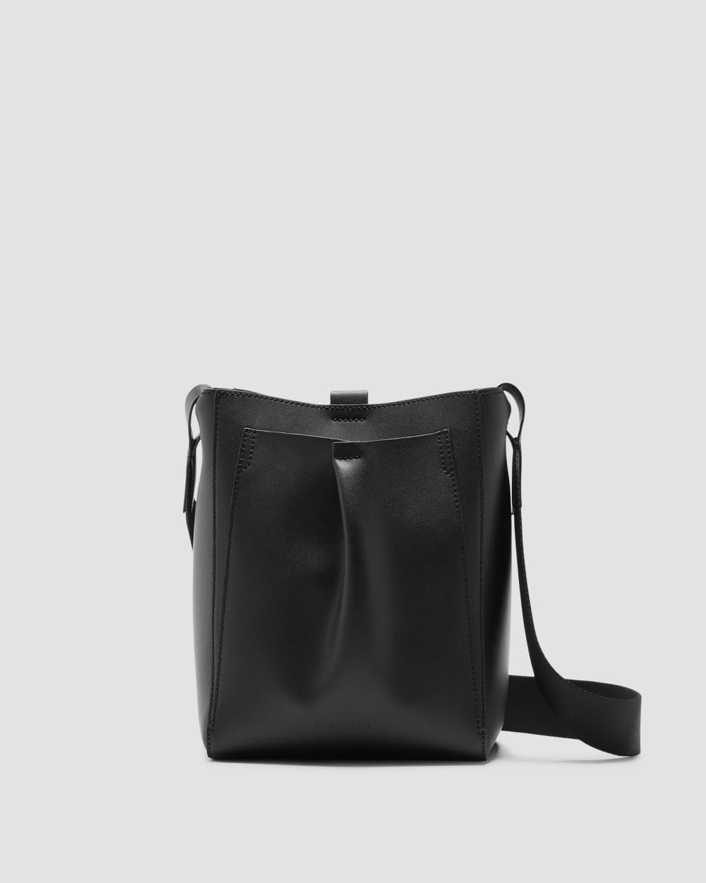 The Mini Studio Bag in Black — front view