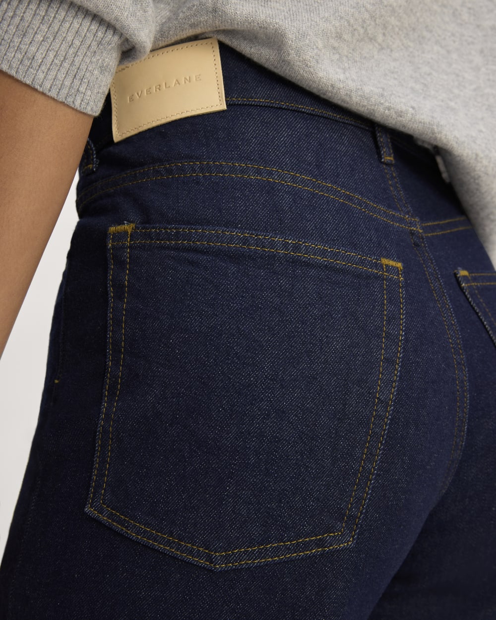 The Way-High® Jean in Pure Blue — detail view