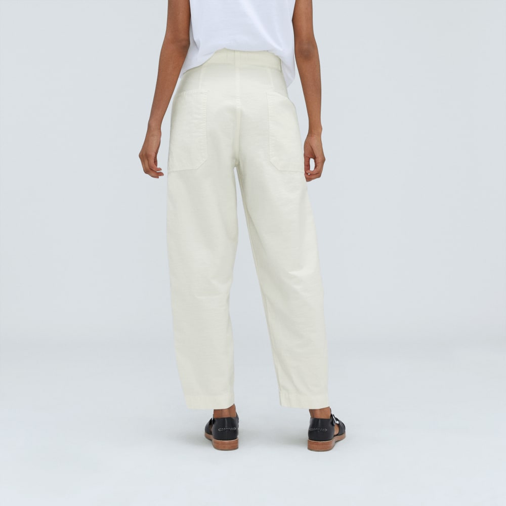 The Fatigue Barrel Pant in Canvas — detail view