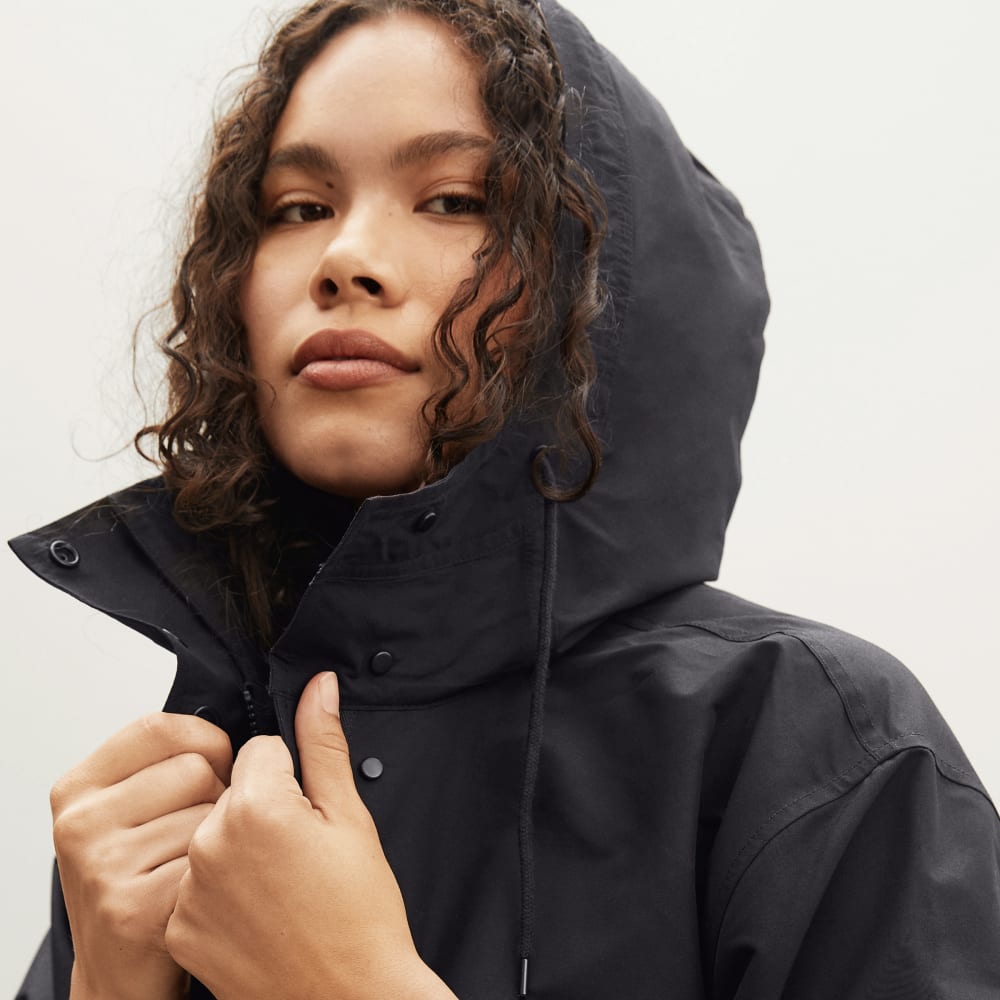 The Anorak in Black — detail view
