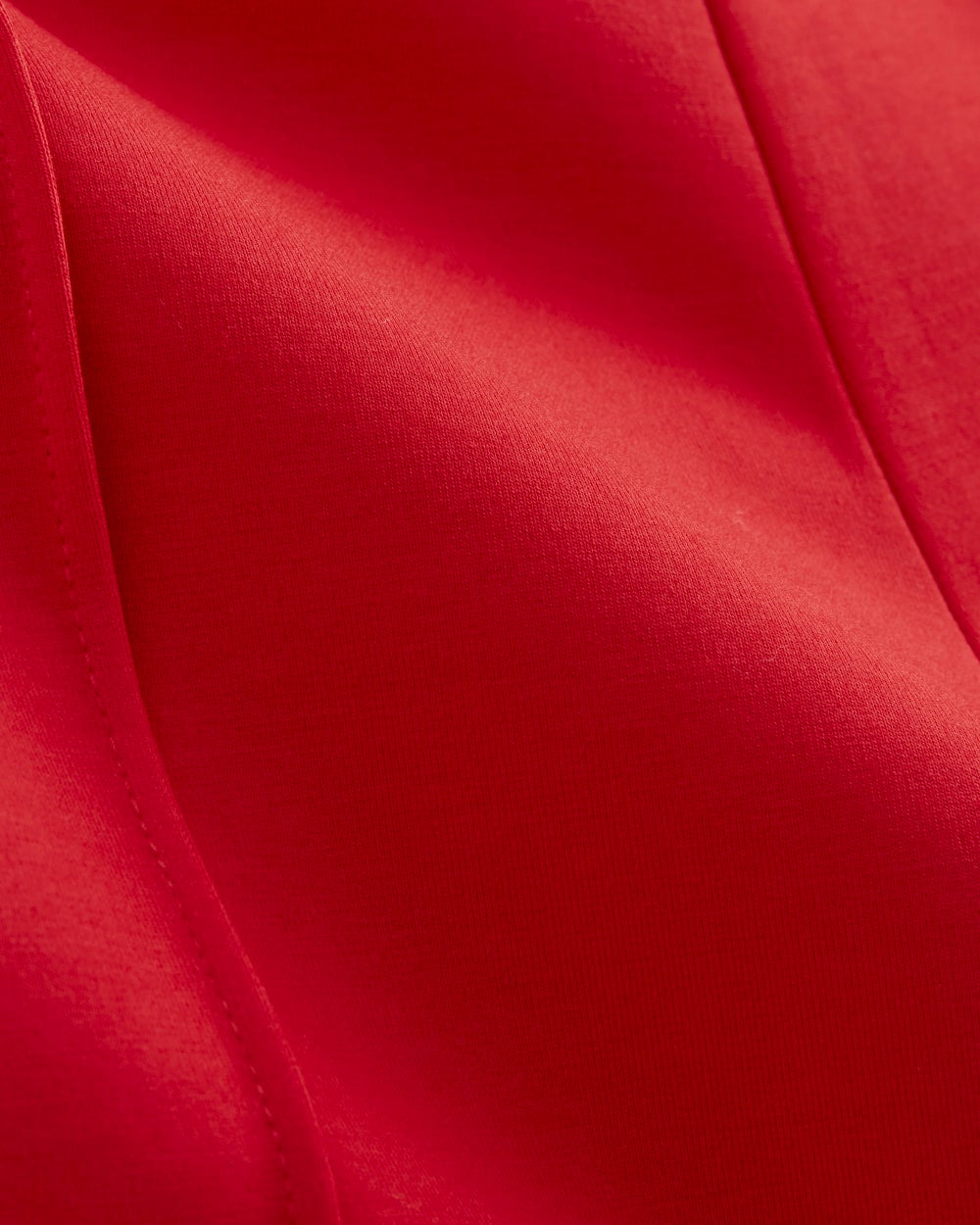 The Dream Kick Flare Pant in Classic Red — detail view