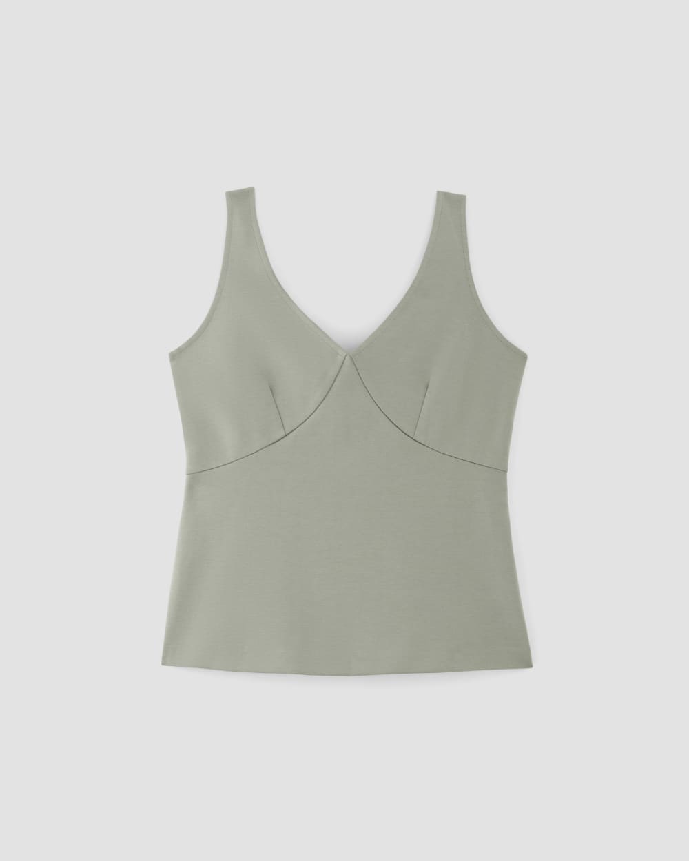 The Dream V-Neck Top in Sage Green — alternate view