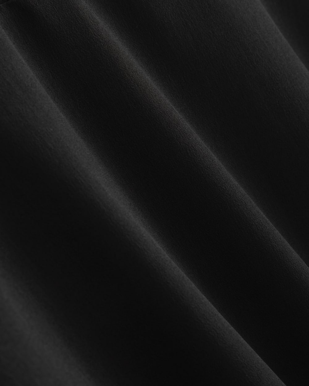 Drop Waist Mini Dress in Black — detail view