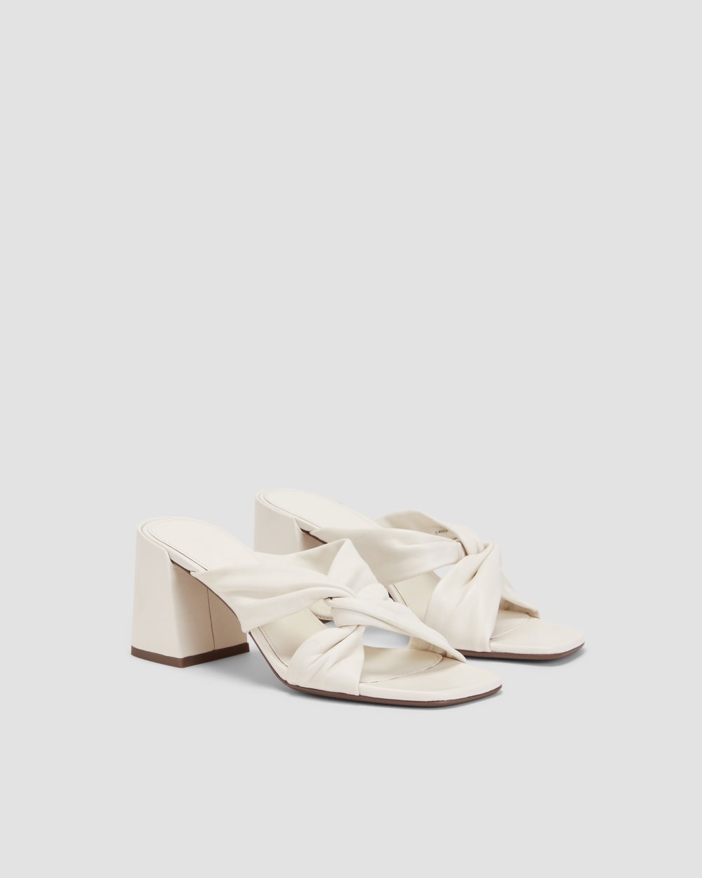 The Day Twist Heel in Canvas — front view