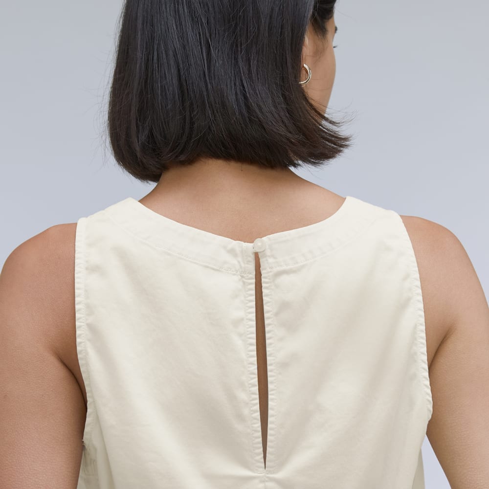 The Easy Shell Top in Canvas — detail view