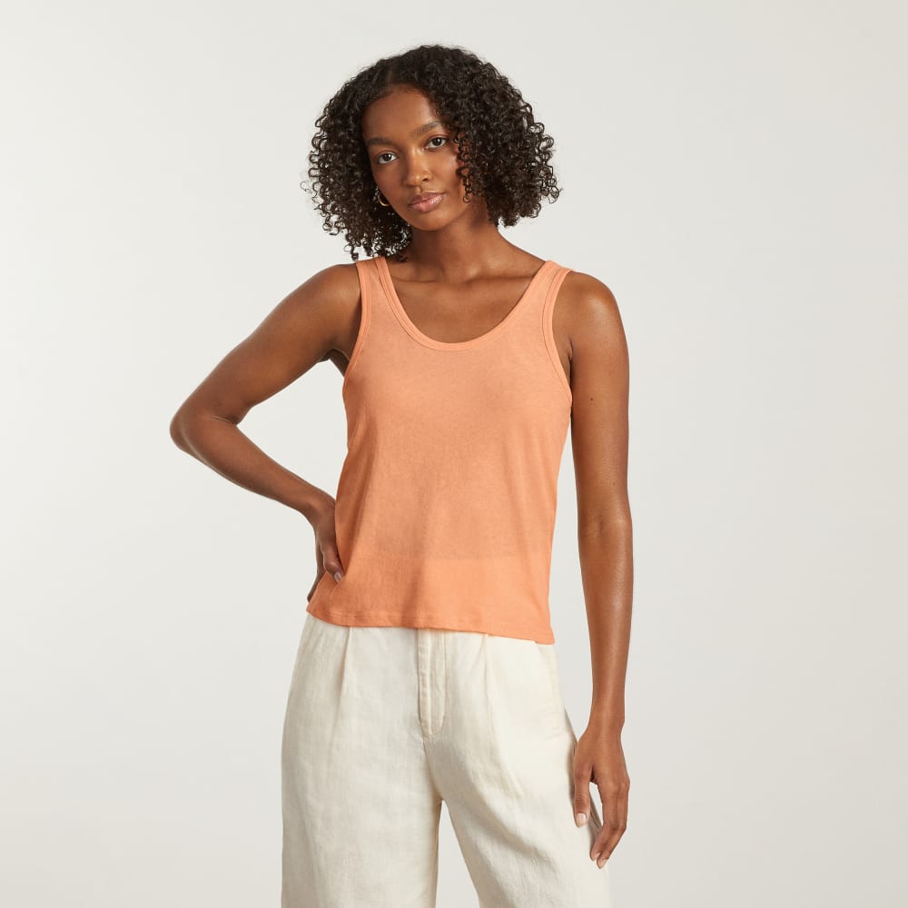 The Air Tank in Orange Chiffon — front view