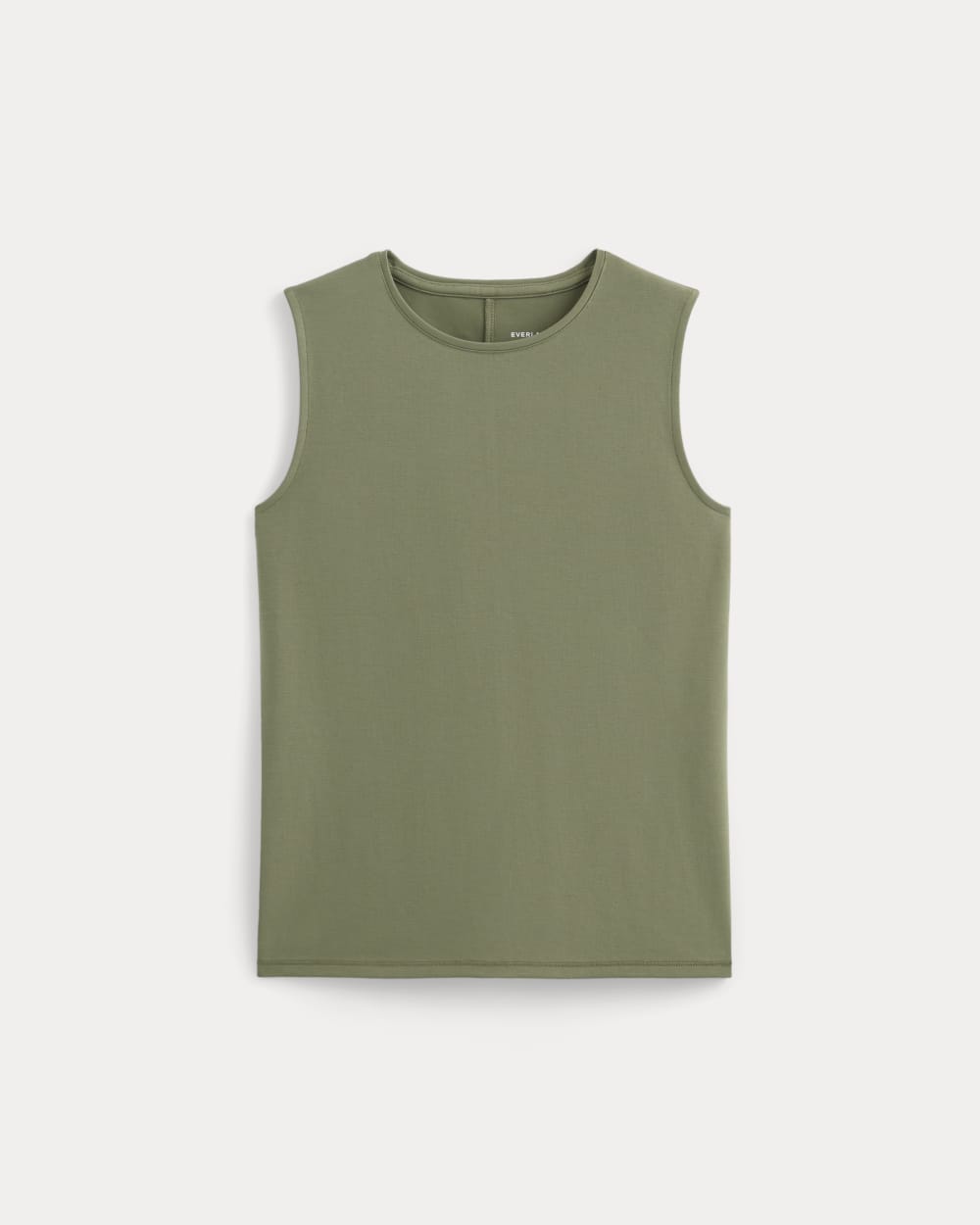 The Form Tank in Lichen Green — alternate view
