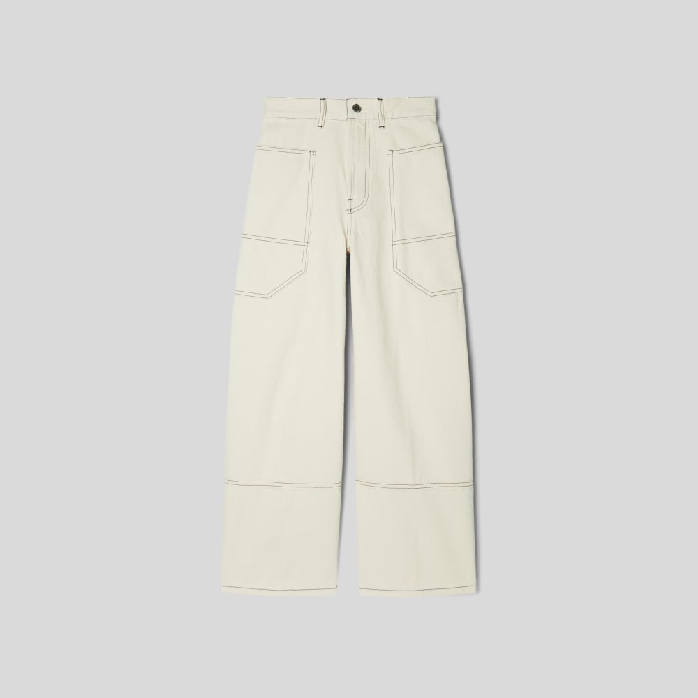 The Way-High® Gardener Cropped Jean in Ecru — alternate view