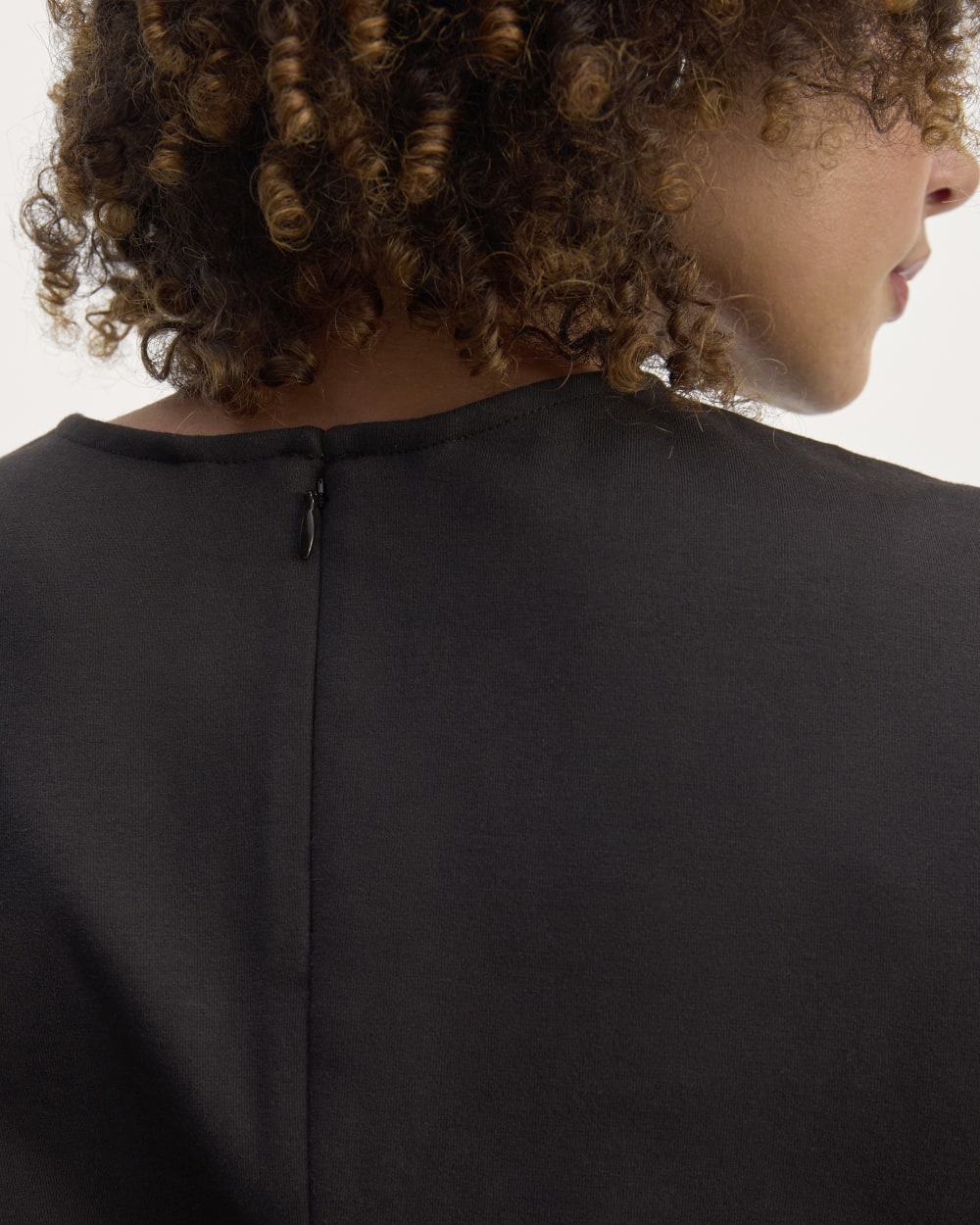 The Dream Tee in Black — detail view