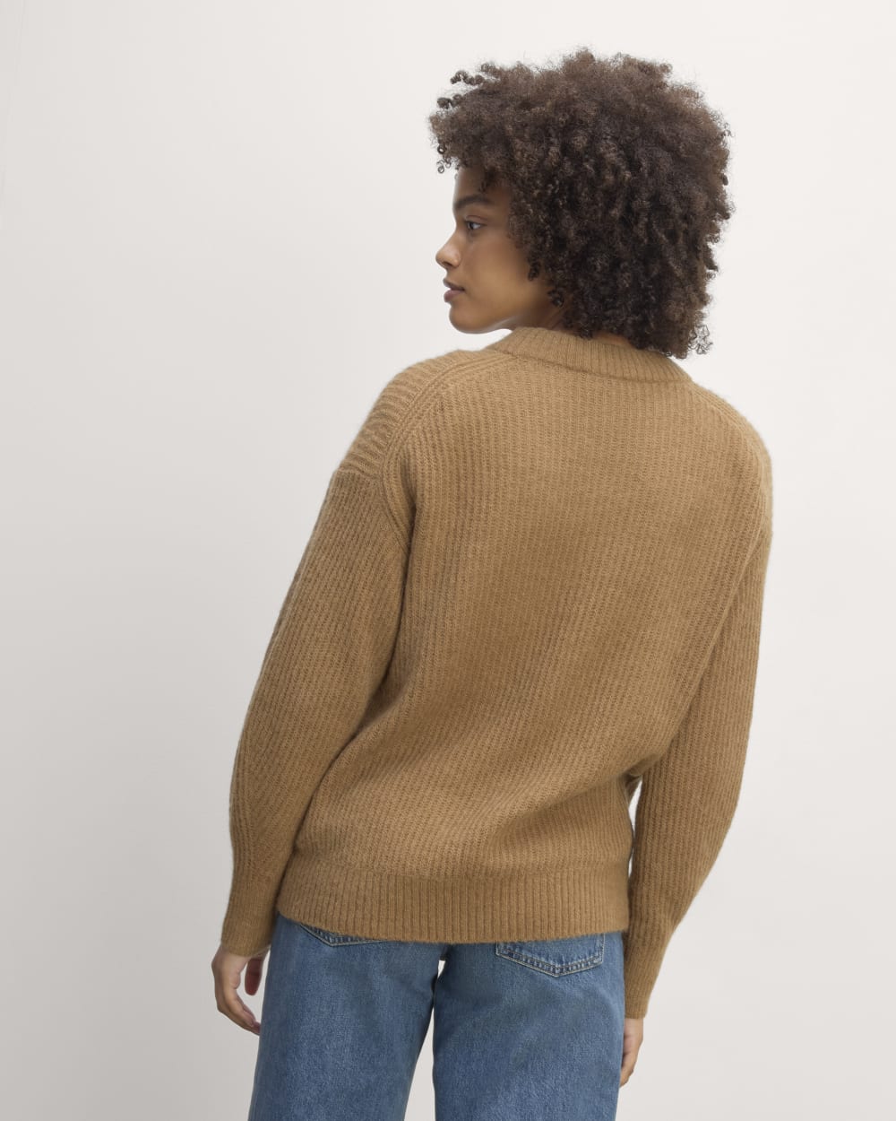 The Cocoon Crew in Alpaca in Tiger's Eye — detail view