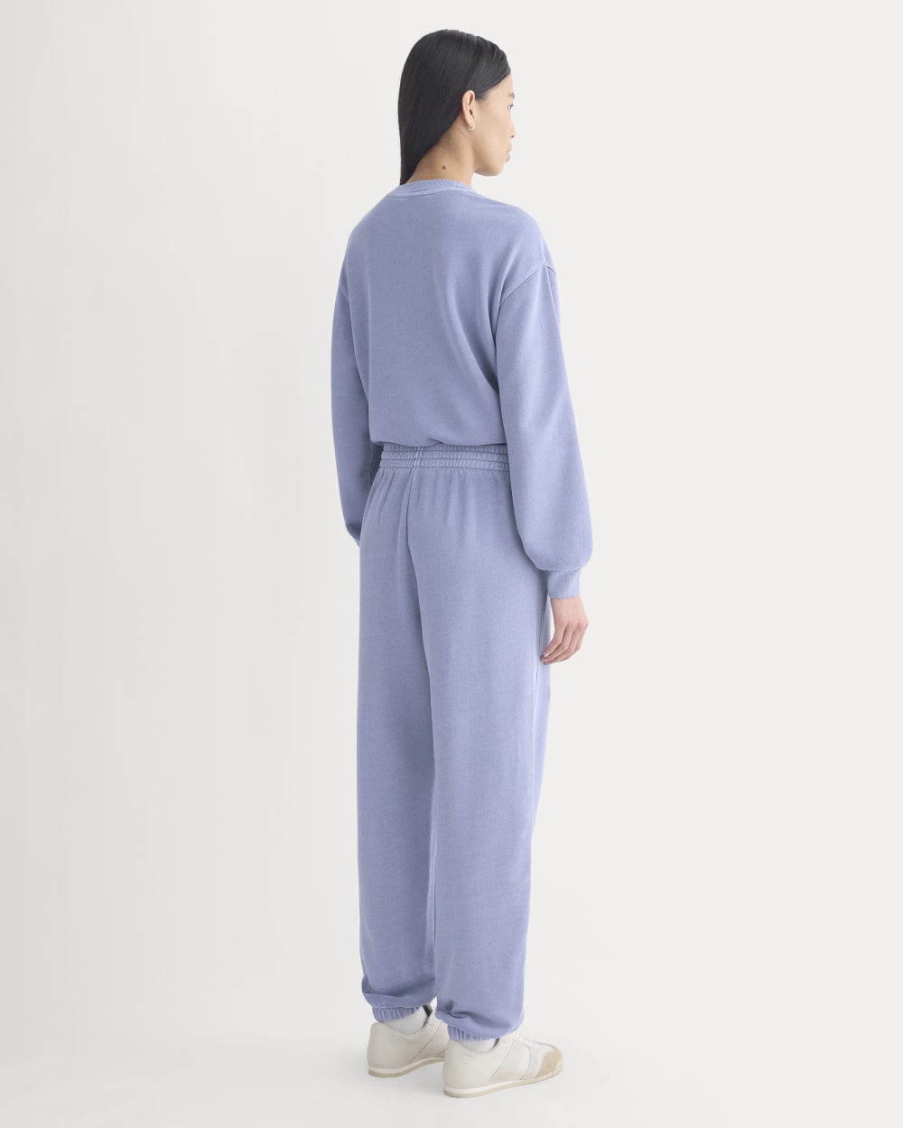 Lightweight Terry Jogger in Velvet Morning — detail view