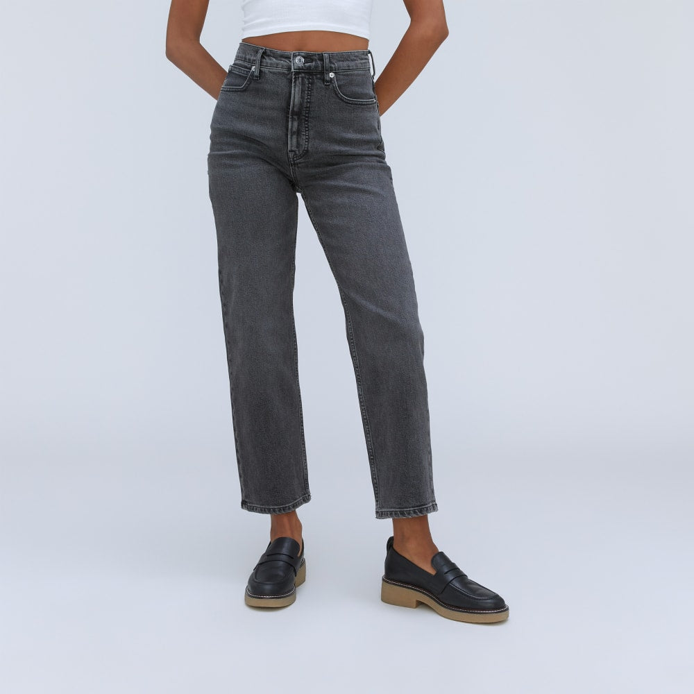 The Way-High® Jean in Washed Black — detail view