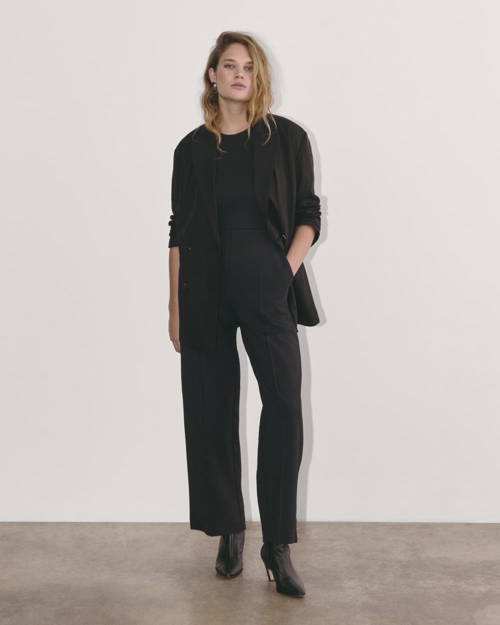 The Dream Jumpsuit in Black — detail view