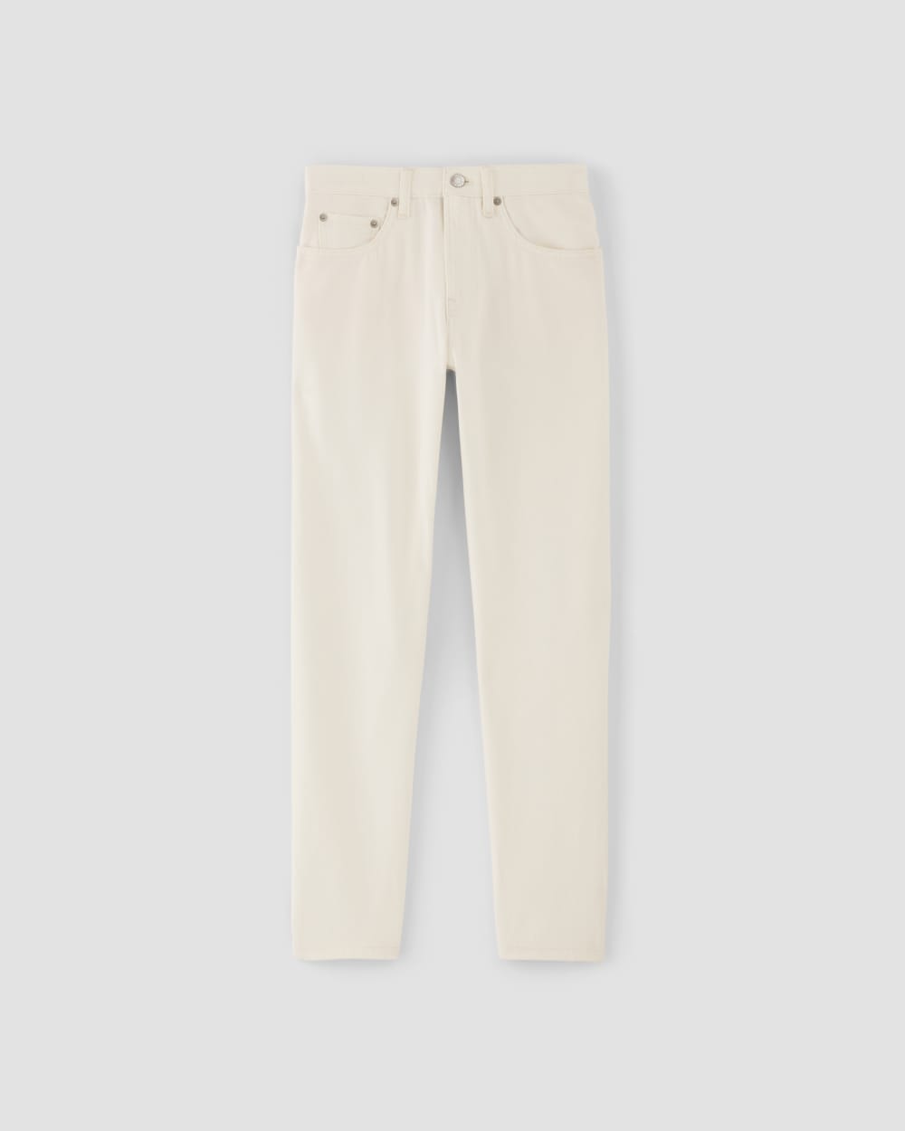 The Super-Soft Relaxed Jean in Bone — alternate view