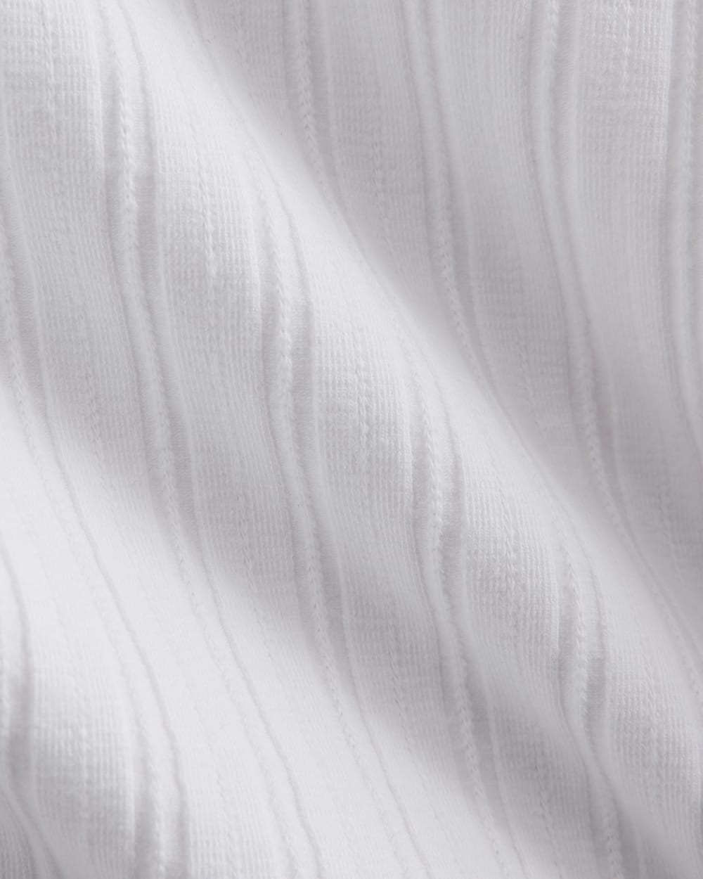Cropped Crew in Pointelle in White — detail view