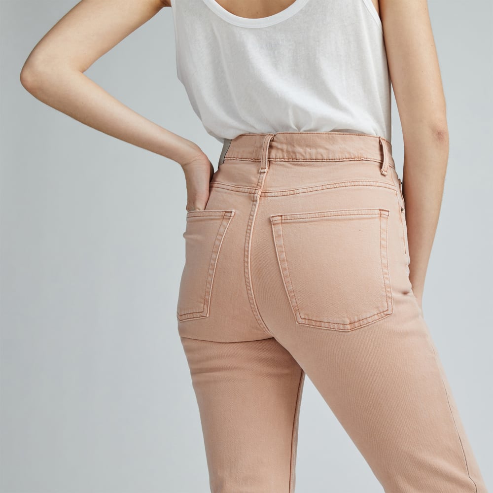 The Way-High® Slim Jean in Red Clay — detail view