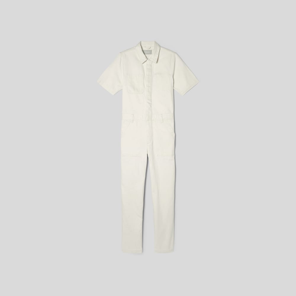 The Supersoft Jean Coverall in Seeded Ecru — alternate view
