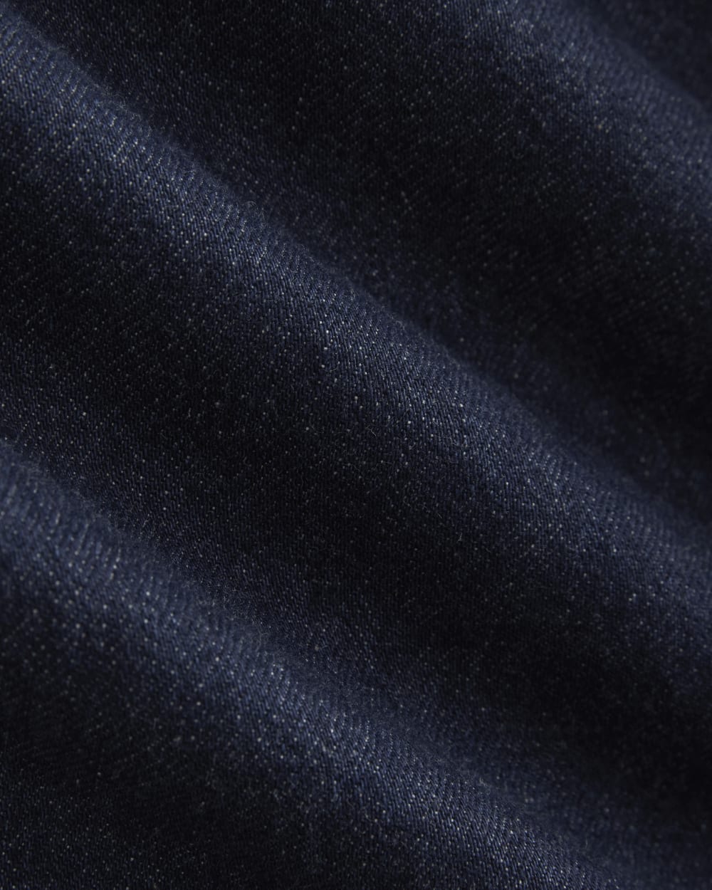 High-Rise Pleated Culotte in Dark Rinse — detail view