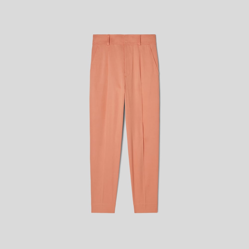 The Draper Tapered Pant in Buttersmooth in Tawny Pink — alternate view