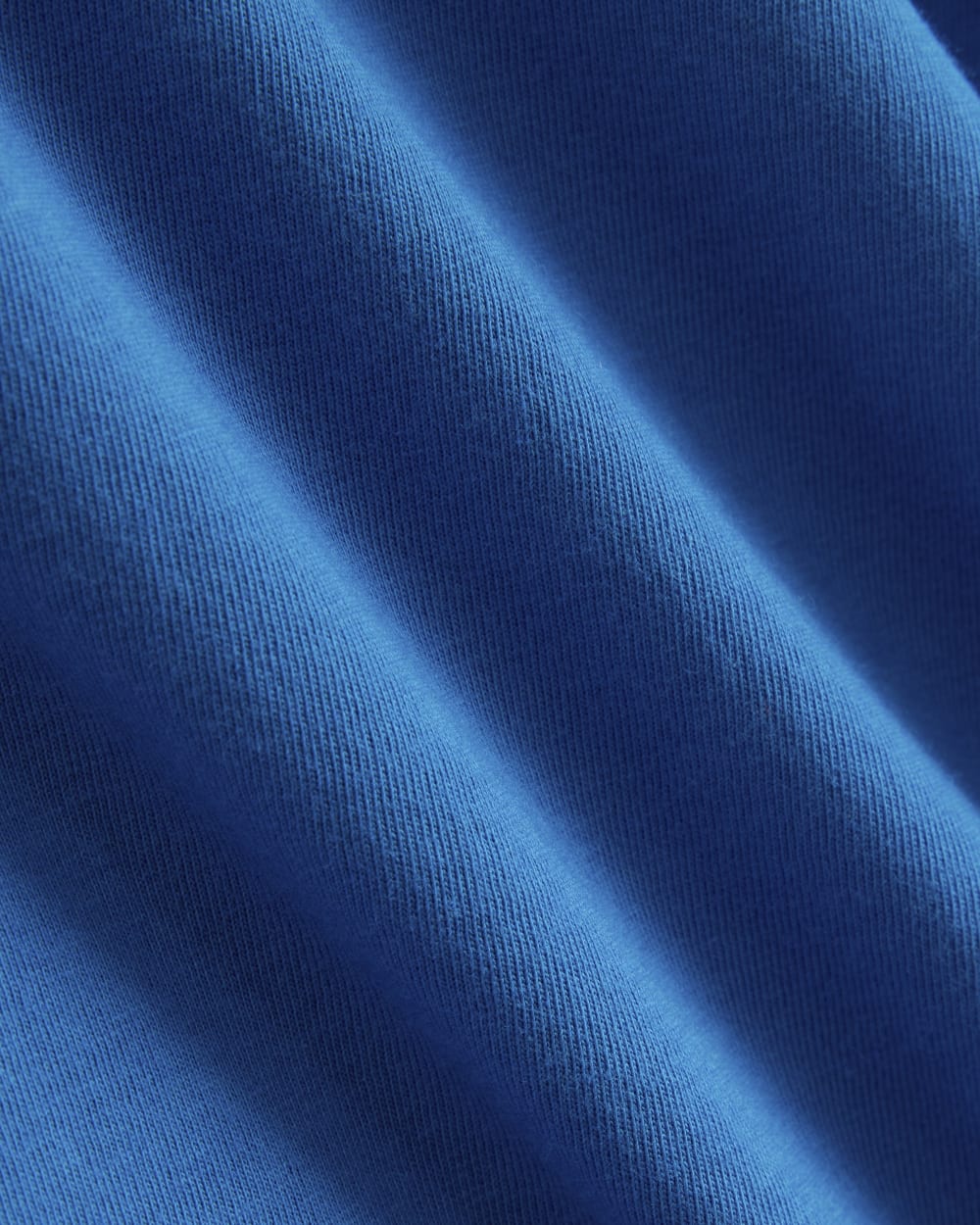 The Box-Cut Tee in Essential Cotton in Imperial Blue — alternate view