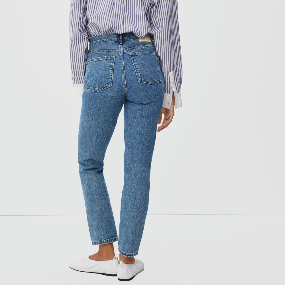 The ’90s Cheeky® Jean in Medium Blue Wash — detail view