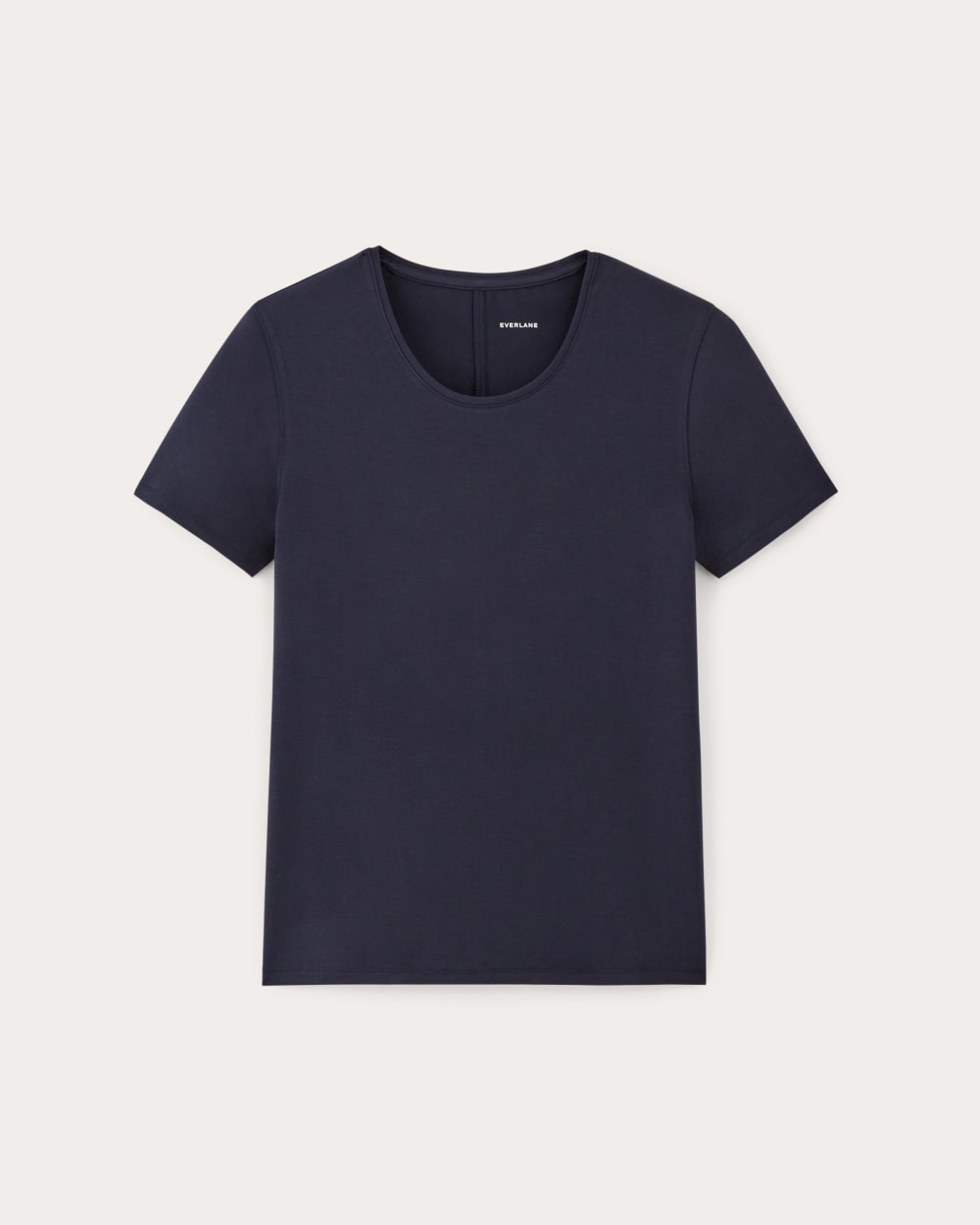 The Form Tee in Navy — alternate view