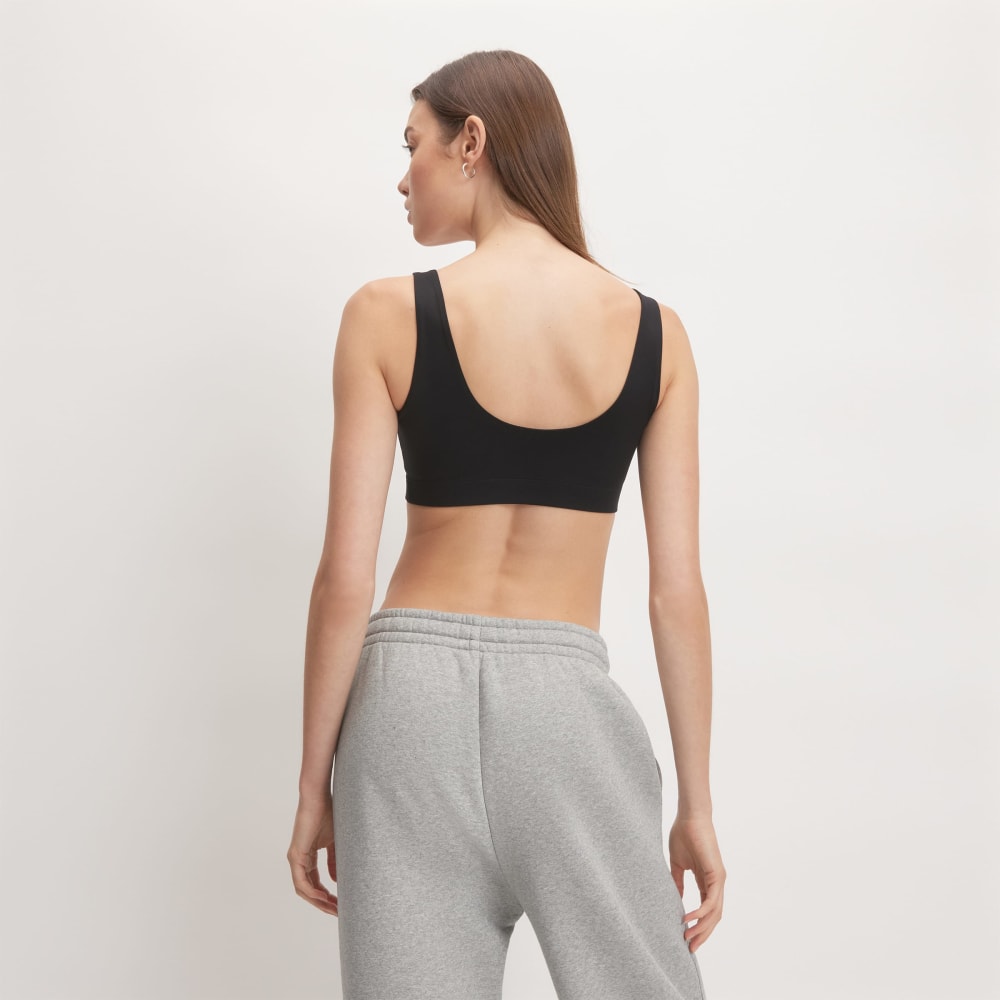 The Perform Bra® in Black — detail view