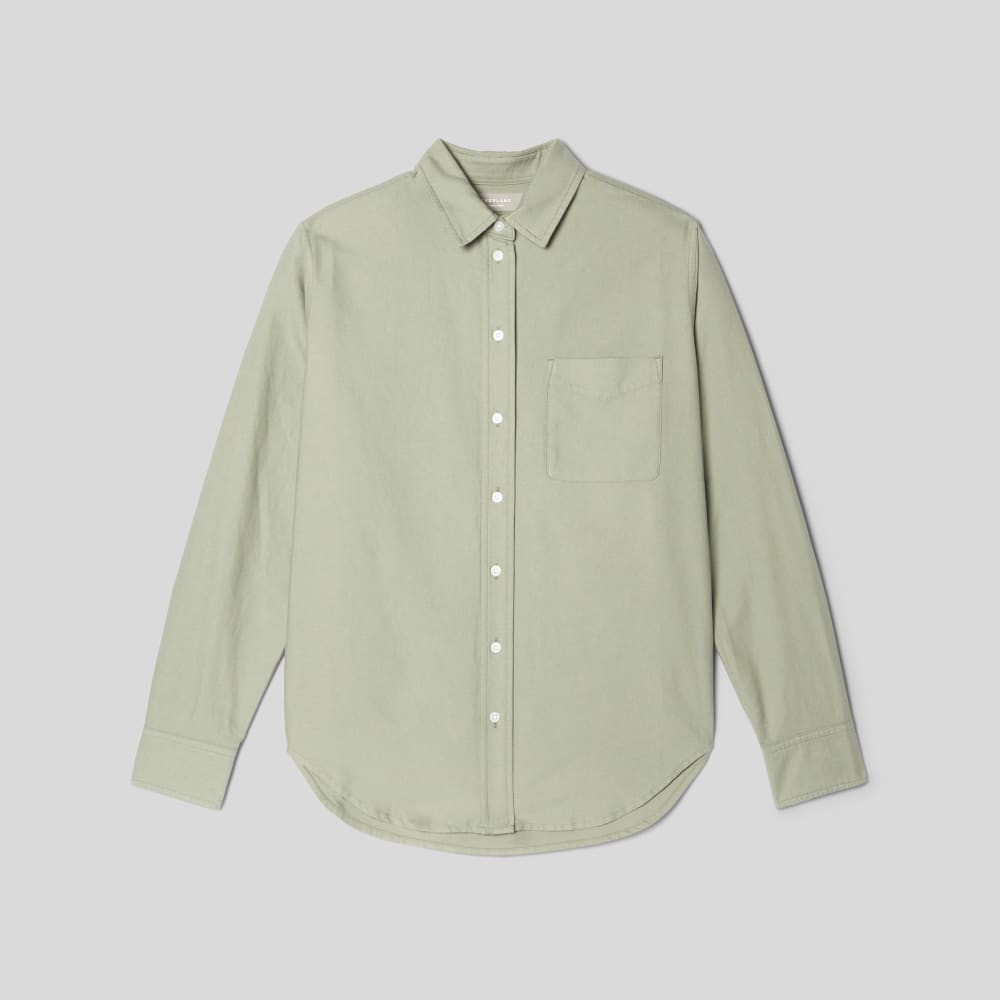 The Must-Have Oxford Shirt in Seagrass — alternate view