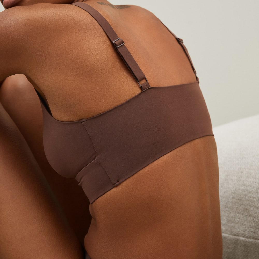 The Invisible Bra in Dark Tan — detail view