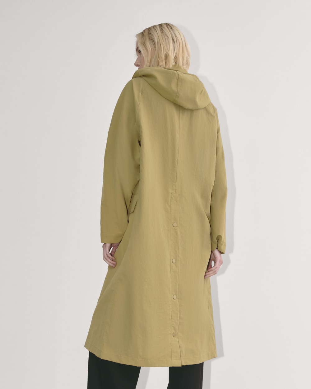 The Oversized Anorak in Fennel Seed — detail view