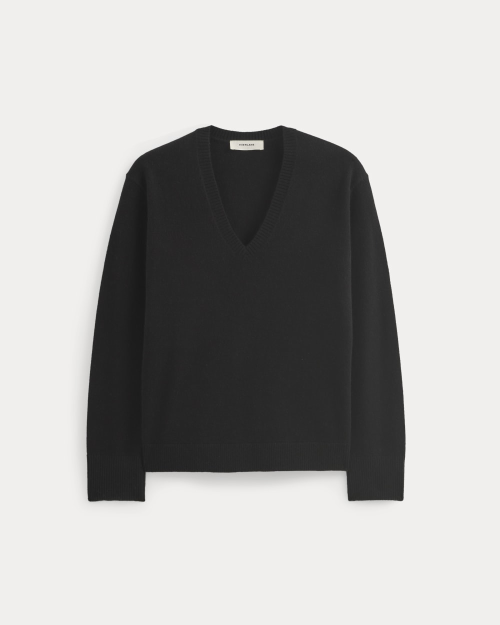 The Classic V in Cashmere in Black — alternate view