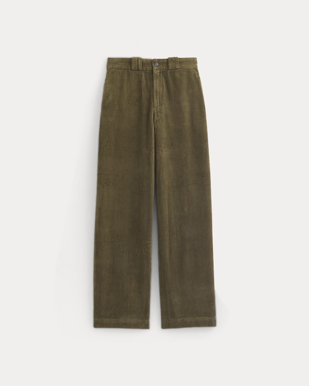 Corduroy Wide-Leg Trouser in Beech — alternate view